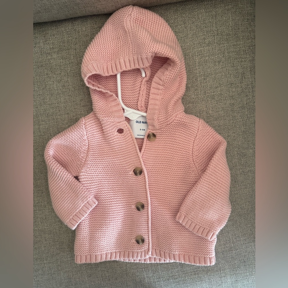 Baby girl knitted jacket